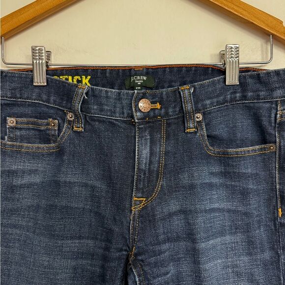 J Crew Matchstick Stretch Jeans Dark Wash Women's Size 27R - Picture 3 of 10